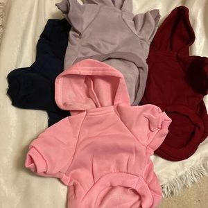 4 x dog cat hoodie medium very warm